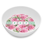 Watercolor Peonies Melamine Bowl - 8 oz (Personalized)