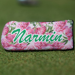 Watercolor Peonies Blade Putter Cover (Personalized)