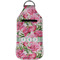 Watercolor Peonies Sanitizer Holder Keychain - Large (Front)