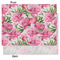 Watercolor Peonies Tissue Paper - Heavyweight - Medium - Front & Back