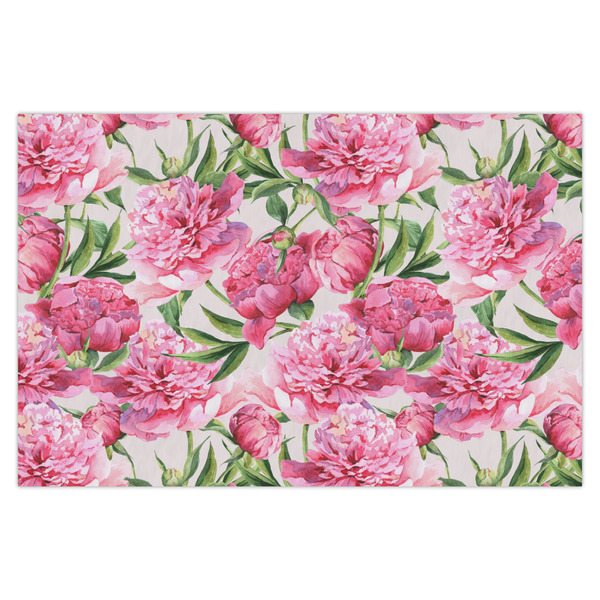 Custom Watercolor Peonies X-Large Tissue Papers Sheets - Heavyweight