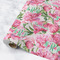 Watercolor Peonies Wrapping Paper Roll - Matte - Medium - Main