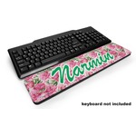 Watercolor Peonies Keyboard Wrist Rest (Personalized)