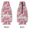 Watercolor Peonies Zipper Bottle Cooler - APPROVAL