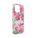 Watercolor Peonies iPhone Case - Plastic - iPhone 13 Mini (Personalized)