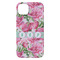 Watercolor Peonies iPhone 14 Plus Case - Back