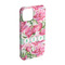 Watercolor Peonies iPhone 15 Case - Angle