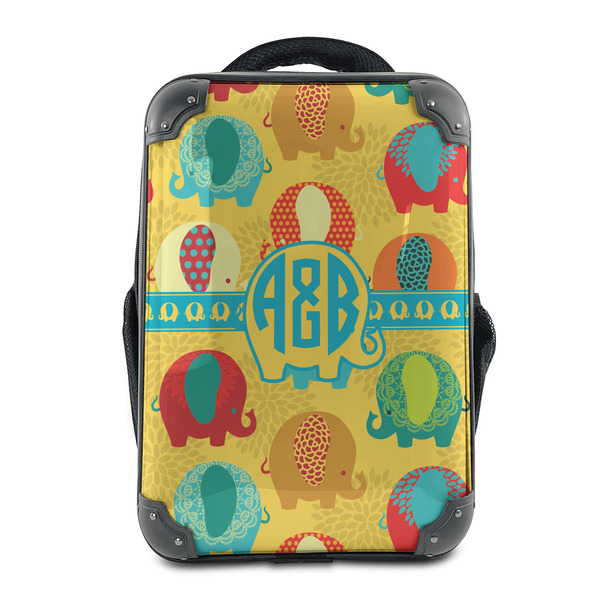 Custom Cute Elephants 15" Hard Shell Backpack (Personalized)