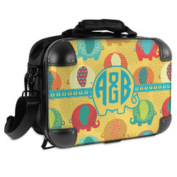 Cute Elephants Hard Shell Briefcase (Personalized)
