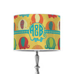 Cute Elephants 8" Drum Lamp Shade - Poly-film (Personalized)