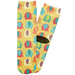 Cute Elephants Adult Crew Socks