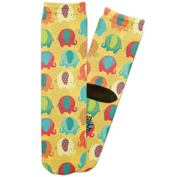 Cute Elephants Adult Crew Socks