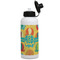 Cute Elephants Aluminum Water Bottle - White Front