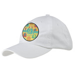 Cute Elephants Baseball Cap - White (Personalized)