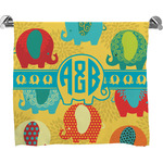 Cute Elephants Bath Towel (Personalized)