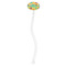 Cute Elephants Clear Plastic 7" Stir Stick - Oval - Single Stick