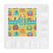 Cute Elephants Embossed Decorative Napkins (Personalized)