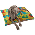 Cute Elephants Dog Bed - Large w/ Couple's Names