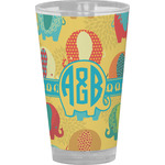 Cute Elephants Pint Glass - Full Color (Personalized)