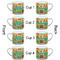 Cute Elephants Espresso Cup - 6oz (Double Shot Set of 4) APPROVAL