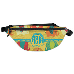 Cute Elephants Fanny Pack - Classic Style (Personalized)