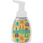 Cute Elephants Foam Soap Bottle - White (Personalized)