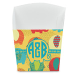 Cute Elephants French Fry Favor Boxes (Personalized)