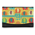 Cute Elephants Genuine Leather Women's Wallet - Small (Personalized)