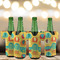 Cute Elephants Jersey Bottle Cooler - Set of 4 - LIFESTYLE