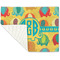 Cute Elephants Linen Placemat - Folded Corner (single side)