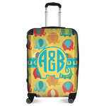 Cute Elephants Suitcase - 24" Medium - Checked (Personalized)