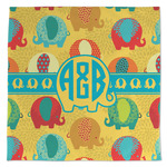 Cute Elephants Microfiber Dish Towel (Personalized)