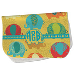 Cute Elephants Burp Cloth - Fleece w/ Couple's Names