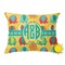 Cute Elephants Outdoor Throw Pillow (Rectangular - 12x16)