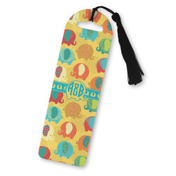 Cute Elephants Plastic Bookmark (Personalized)