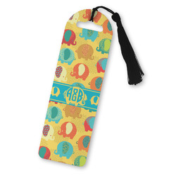 Cute Elephants Plastic Bookmark (Personalized)