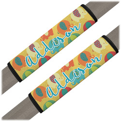 Cute Elephants Seat Belt Covers (Set of 2) (Personalized)