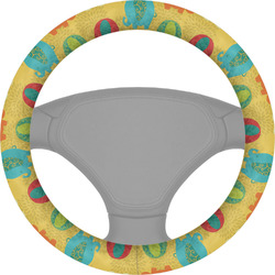 Cute Elephants Steering Wheel Cover