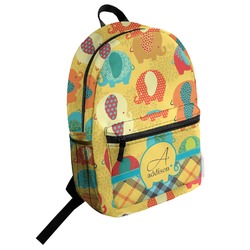 Cute Elephants Student Backpack (Personalized)