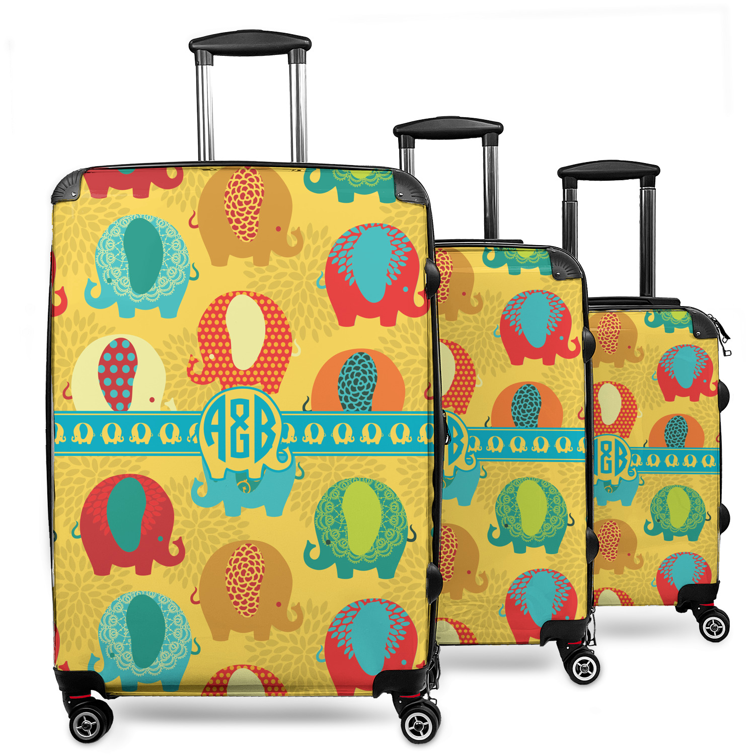 Cute hard suitcases online