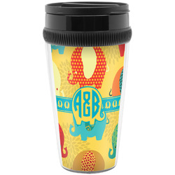 Cute Elephants Acrylic Travel Mug without Handle (Personalized)