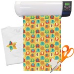 Cute Elephants Heat Transfer Vinyl Sheet (12"x18")