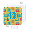 Cute Elephants White Plastic Stir Stick - Single Sided - Square - Approval