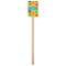 Cute Elephants Wooden 6.25" Stir Stick - Rectangular - Single Stick