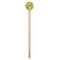 Cute Elephants Wooden 7.5" Stir Stick - Round - Single Stick