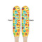 Cute Elephants Wooden Food Pick - Paddle - Double Sided - Front & Back