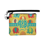 Cute Elephants Wristlet ID Case w/ Couple's Names