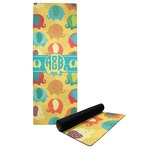 Cute Elephants Yoga Mat (Personalized)