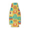 Cute Elephants Zipper Bottle Cooler - FRONT (flat)