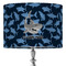 Sharks 16" Drum Lampshade - ON STAND (Fabric)